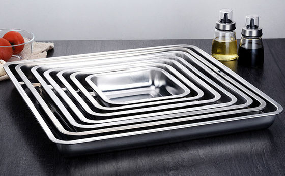 Tela de alimentos de aço inoxidável segura Forno liso polido 60 * 60 * 2cm