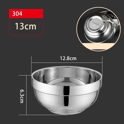 16 / 18cm 304 Taça de aço inoxidável