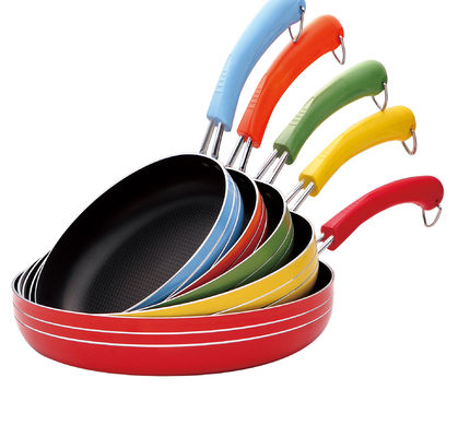 Conjunto de utensílios de cozinha de panela de alumínio não pegajoso