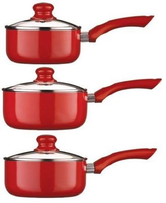 Conjunto de utensílios de cozinha de panela de alumínio não pegajoso