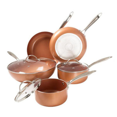 Conjunto de utensílios de cozinha de alta qualidade de alumínio fundido de 11 peças