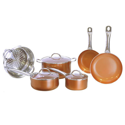 Conjunto de utensílios de cozinha de alta qualidade de alumínio fundido de 11 peças
