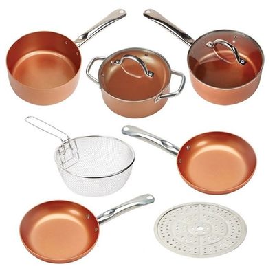 Conjunto de utensílios de cozinha de alta qualidade de alumínio fundido de 11 peças