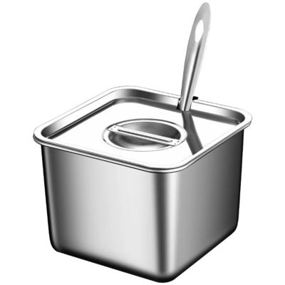 12/14/16/18cm Container de especiarias em aço inoxidável