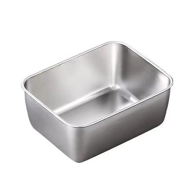 Containers de aço inoxidável à prova de vazamento com tampa para armazenamento de alimentos