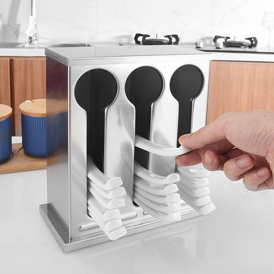Utensílios de cozinha Esgoto de armazenamento de aço inoxidável para faca de garfo