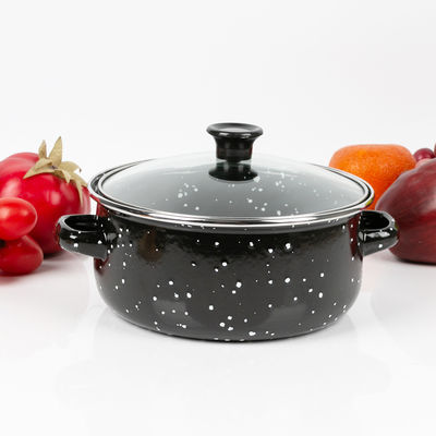 Conjunto de panelas de alumínio de duas orelhas de 5 peças para cozinhas modernas