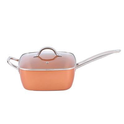 Forno seguro Orange Alumínio Kit de utensílios de cozinha com agarre de silicone
