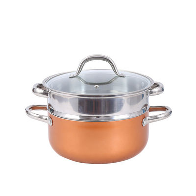 Forno seguro Orange Alumínio Kit de utensílios de cozinha com agarre de silicone