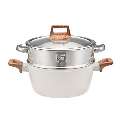 cozinha saudável não pegajoso pratos de panela de 12 peças com tampa de vidro