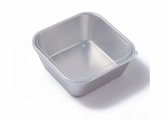 Containers de aço inoxidável à prova de vazamento com tampa para armazenamento de alimentos
