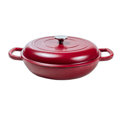 do auto holandês de Oven Non Stick Dutch Oven do ferro fundido 3L projeto de circulação