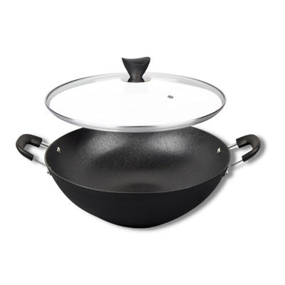 frigideira chinesa chinês Pan Large Bottom For Easy de 40/42cm que cozinha BSCI/SGS
